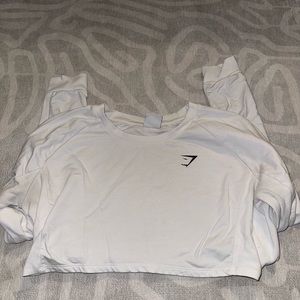 GYMSHARK cropped long sleeve